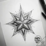 Tattoo sketch stars tattoo – tattoo sketch (№1758470906_0, 21.09.2025 16:08) — tattoovalue.net