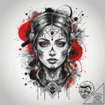 Tattoo sketch spiritual history, artistic tat… – tattoo sketch (№1758471489_0, 21.09.2025 16:18) — tattoovalue.net