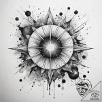 Tattoo sketch cosmos, concept art for tattoo,… – tattoo sketch (№1758474145_0, 21.09.2025 17:02) — tattoovalue.net