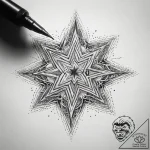 Tattoo sketch emo star and heart, concept art… – tattoo sketch (№1758475549_0, 21.09.2025 17:25) — tattoovalue.net