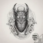 Tattoo sketch egyptian scarab, tattoo line ar… – tattoo sketch (№1758479514_0, 21.09.2025 18:31) — tattoovalue.net