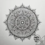 Tattoo sketch dotwork мандала, tattoo line ar… – tattoo sketch (№1758482328_0, 21.09.2025 19:18) — tattoovalue.net