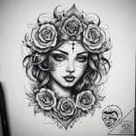 Tattoo sketch purple, tattoo drawing outline,… – tattoo sketch (№1758486100_0, 21.09.2025 20:21) — tattoovalue.net