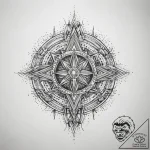 Tattoo sketch cosmic spirit, tattoo line art,… – tattoo sketch (№1758486694_0, 21.09.2025 20:31) — tattoovalue.net