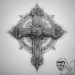 Tattoo sketch holy rendering, concept art for… – tattoo sketch (№1758487085_0, 21.09.2025 20:38) — tattoovalue.net