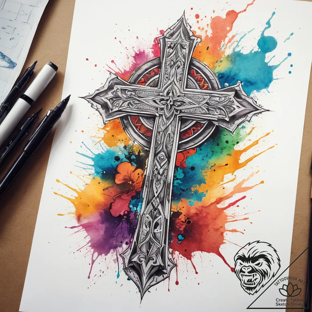 Tattoo sketch beige, concept art for tattoo,... - tattoo sketch (№1758491035_0, 21.09.2025 21:43) — tattoovalue.net
