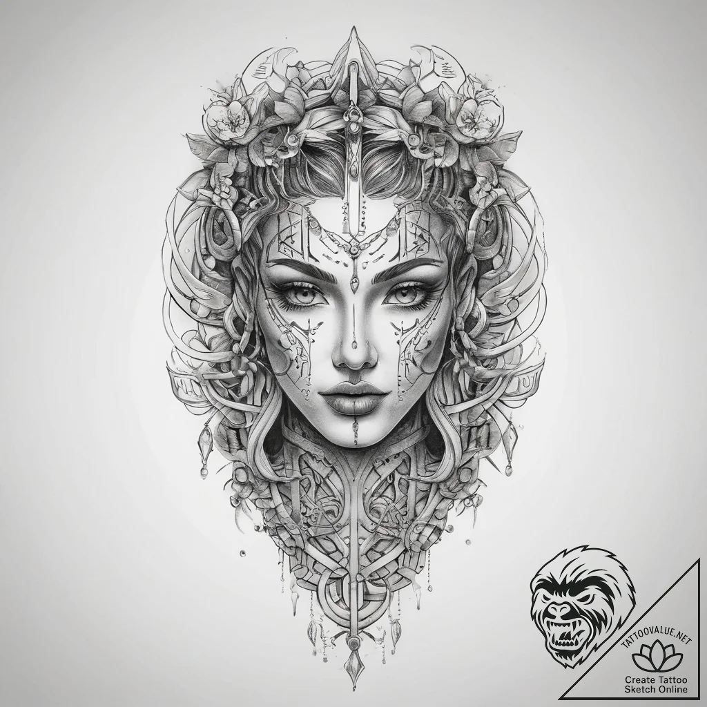 Tattoo sketch chain, tattoo drawing outline,... - tattoo sketch (№1758494996_0, 21.09.2025 22:49) — tattoovalue.net