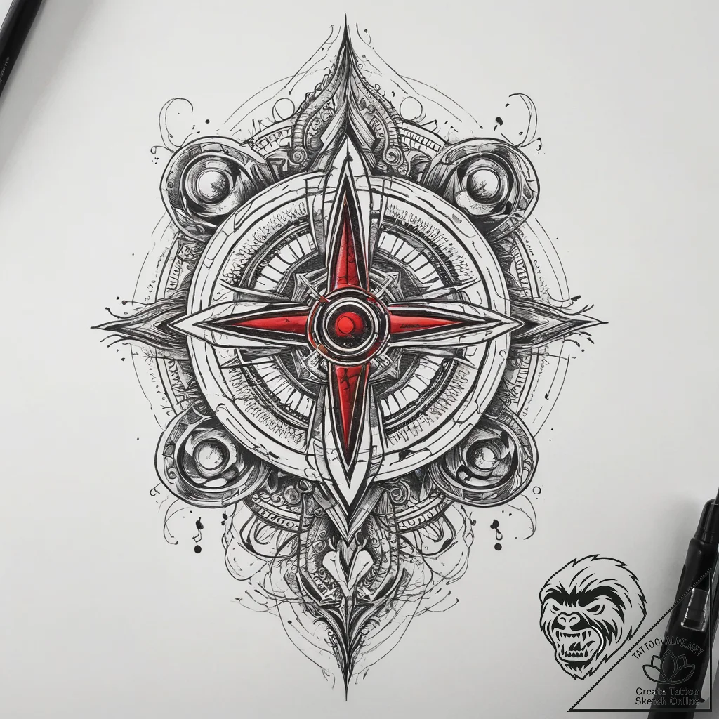 Tattoo sketch cosmic origin, concept art for... - tattoo sketch (№1758499535_0, 22.09.2025 00:05) — tattoovalue.net