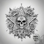 Tattoo sketch ladinets (star of lada) with a… – tattoo sketch (№1758500127_0, 22.09.2025 00:15) — tattoovalue.net