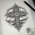 Tattoo sketch узор в виде облаков, tattoo ske… – tattoo sketch (№1758500522_0, 22.09.2025 00:22) — tattoovalue.net