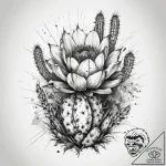 Tattoo sketch cactus, tattoo line art, trash… – tattoo sketch (№1758505432_0, 22.09.2025 01:43) — tattoovalue.net