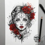 Tattoo sketch mystical essence, tattoo flash… – tattoo sketch (№1758506802_0, 22.09.2025 02:06) — tattoovalue.net