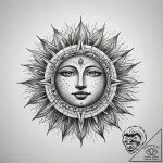 Tattoo sketch ra’s sun disc – tattoo sketch (№1758507191_0, 22.09.2025 02:13) — tattoovalue.net