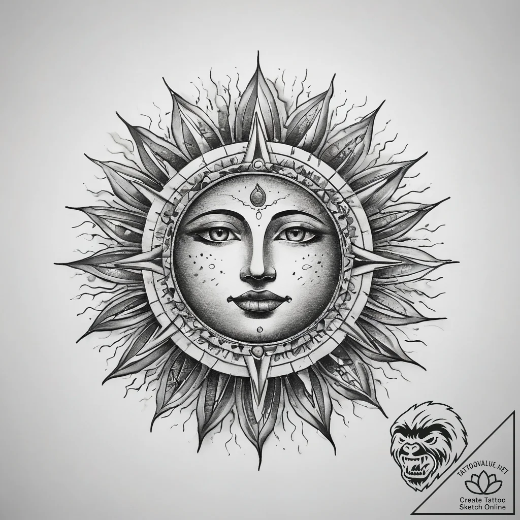 Tattoo sketch ra's sun disc - tattoo sketch (№1758507191_0, 22.09.2025 02:13) — tattoovalue.net
