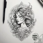 Tattoo sketch cosmic transformation, artistic… – tattoo sketch (№1758507990_0, 22.09.2025 02:26) — tattoovalue.net