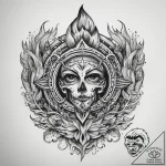 Tattoo sketch flame, tattoo flash sheet desig… – tattoo sketch (№1758508184_0, 22.09.2025 02:29) — tattoovalue.net