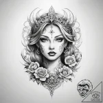 Tattoo sketch shadow – tattoo sketch (№1758512728_0, 22.09.2025 03:45) — tattoovalue.net