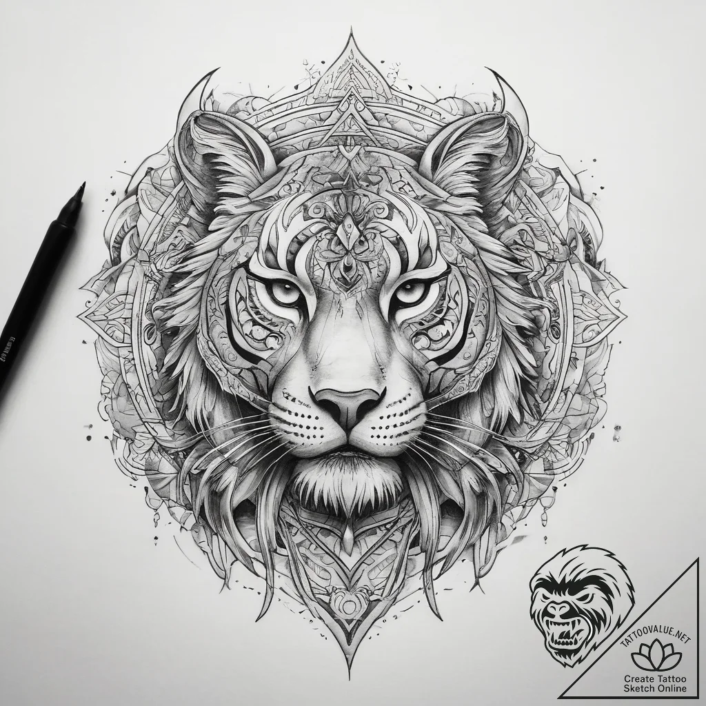 Tattoo sketch silver - tattoo sketch (№1758513310_0, 22.09.2025 03:55) — tattoovalue.net