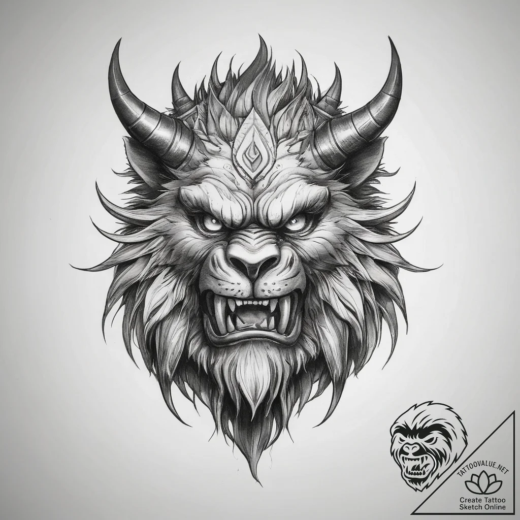 Tattoo sketch bugbear claws - tattoo sketch (№1758513505_0, 22.09.2025 03:58) — tattoovalue.net