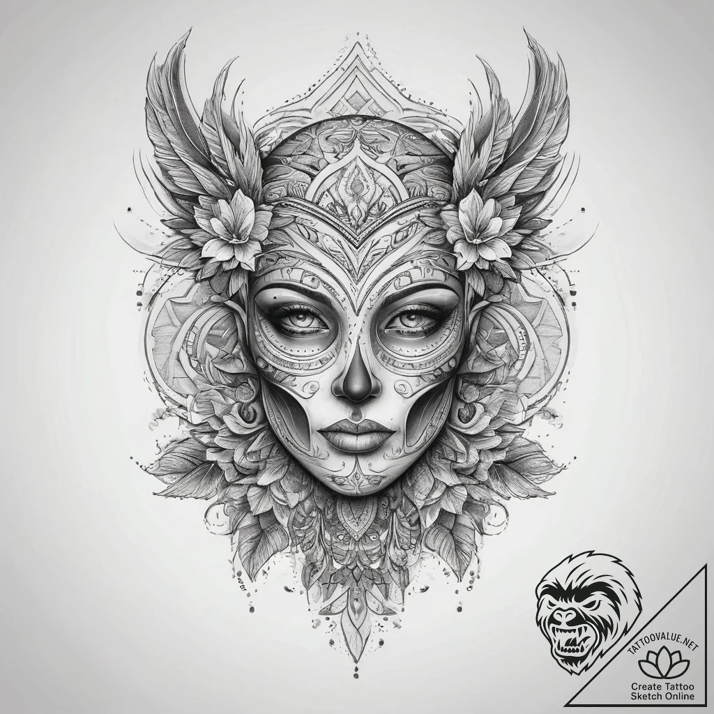 Tattoo sketch узор на бедре, tattoo line art,... - tattoo sketch (№1758513897_0, 22.09.2025 04:04) — tattoovalue.net