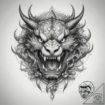 Tattoo sketch wyvern, tattoo flash sheet desi… – tattoo sketch (№1758514093_0, 22.09.2025 04:08) — tattoovalue.net