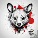 Tattoo sketch bandicoot, ink illustration for… – tattoo sketch (№1758514873_0, 22.09.2025 04:21) — tattoovalue.net