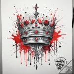 Tattoo sketch crown, tattoo flash sheet desig… – tattoo sketch (№1758515846_0, 22.09.2025 04:37) — tattoovalue.net