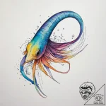 Tattoo sketch ribbon eel, tattoo drawing outl… – tattoo sketch (№1758516041_0, 22.09.2025 04:40) — tattoovalue.net