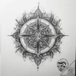 Tattoo sketch cosmic universe, tattoo line ar… – tattoo sketch (№1758518016_0, 22.09.2025 05:13) — tattoovalue.net