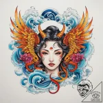 Tattoo sketch angel wings, concept art for ta… – tattoo sketch (№1758521320_0, 22.09.2025 06:08) — tattoovalue.net