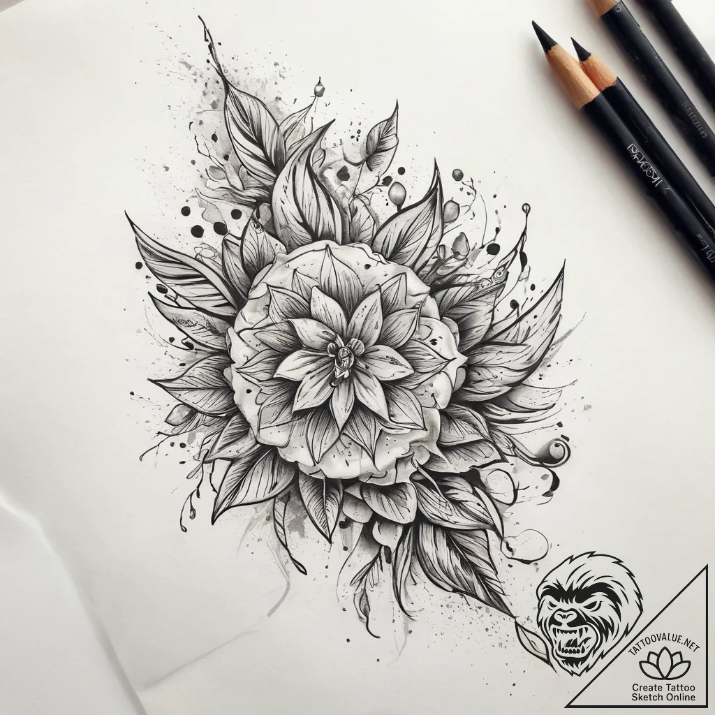 Tattoo sketch world, concept art for tattoo,... - tattoo sketch (№1758524040_0, 22.09.2025 06:54) — tattoovalue.net