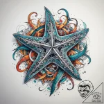Tattoo sketch brittle star, artistic tattoo s… – tattoo sketch (№1758526369_0, 22.09.2025 07:32) — tattoovalue.net