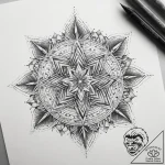 Tattoo sketch cosmic being, tattoo flash shee… – tattoo sketch (№1758526757_0, 22.09.2025 07:39) — tattoovalue.net