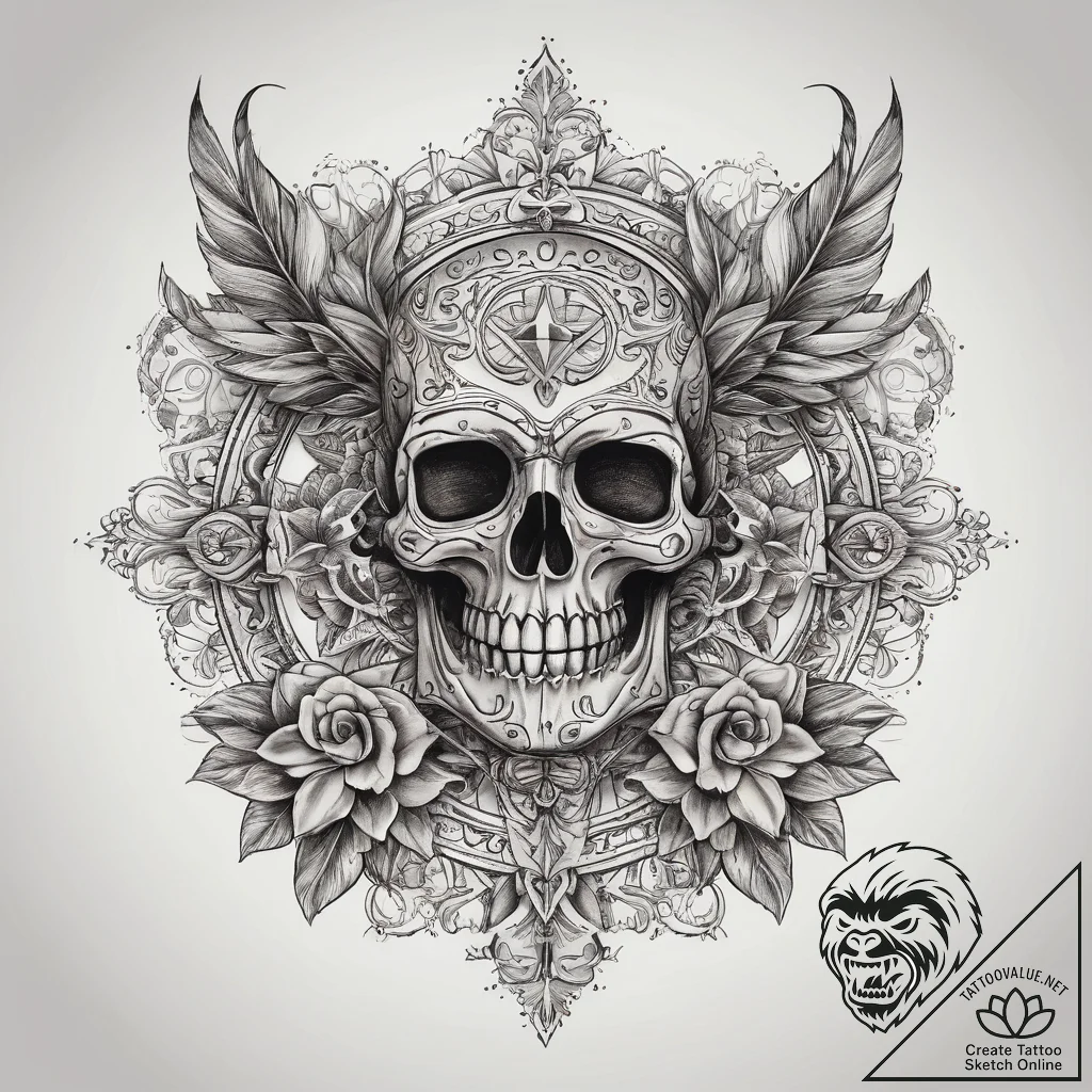 Tattoo sketch a symbolic place, tattoo flash... - tattoo sketch (№1758528711_0, 22.09.2025 08:11) — tattoovalue.net