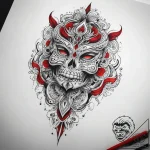 Tattoo sketch key, artistic tattoo sketch, bo… – tattoo sketch (№1758528905_0, 22.09.2025 08:15) — tattoovalue.net