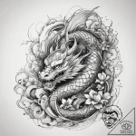 Tattoo sketch sacred soul, concept art for ta… – tattoo sketch (№1758529489_0, 22.09.2025 08:24) — tattoovalue.net