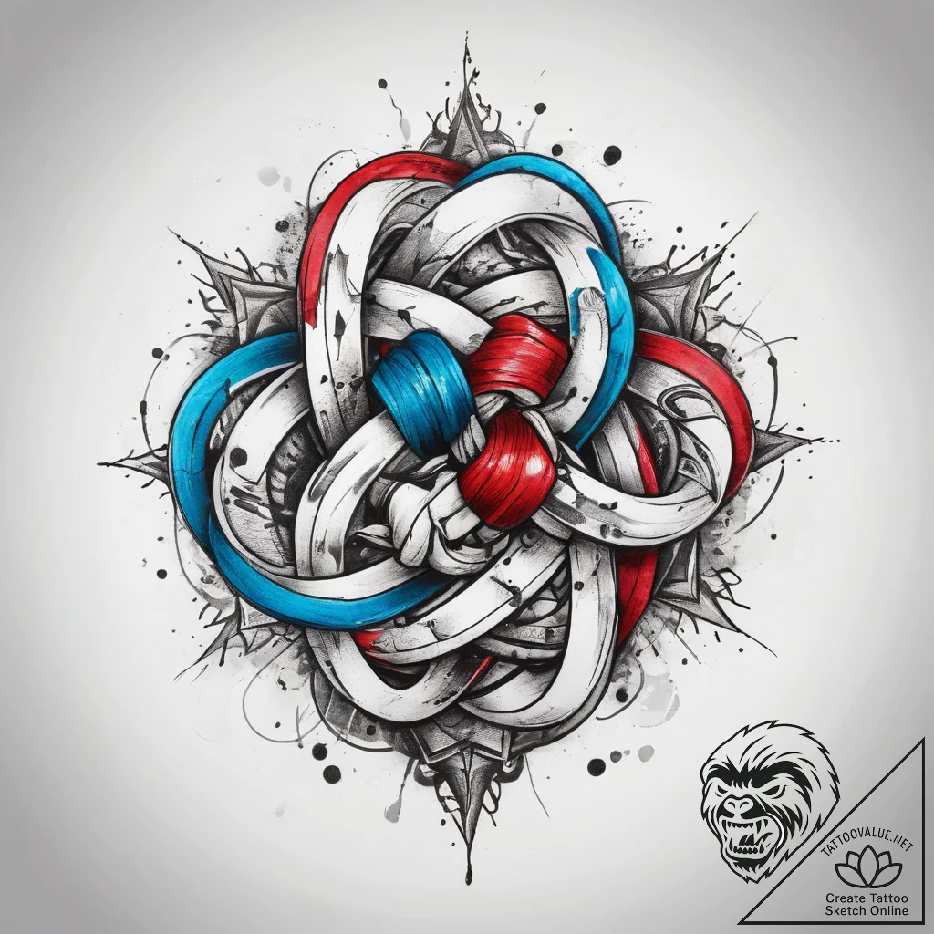 Tattoo sketch magical knot, artistic tattoo s... - tattoo sketch (№1758530266_0, 22.09.2025 08:37) — tattoovalue.net
