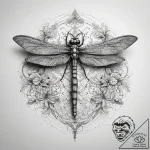 Tattoo sketch dragonfly, tattoo sketch design… – tattoo sketch (№1758531044_0, 22.09.2025 08:50) — tattoovalue.net