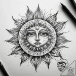Tattoo sketch sun tattoo, tattoo sketch desig… – tattoo sketch (№1758531633_0, 22.09.2025 09:00) — tattoovalue.net