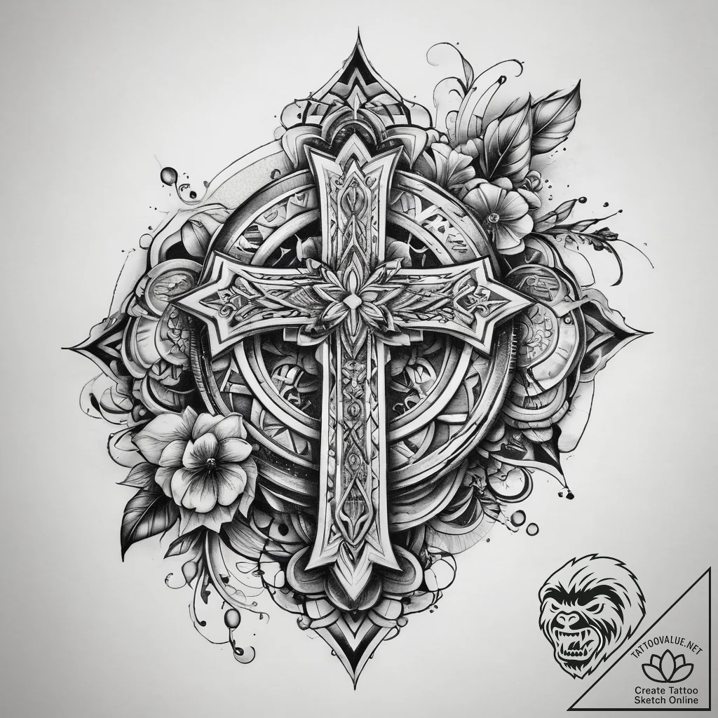 Tattoo sketch beginning, tattoo flash sheet d... - tattoo sketch (№1758532415_0, 22.09.2025 09:13) — tattoovalue.net