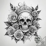Tattoo sketch white, tattoo flash sheet desig… – tattoo sketch (№1758533003_0, 22.09.2025 09:23) — tattoovalue.net