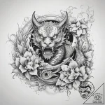 Tattoo sketch hands with a plane, ink illustr… – tattoo sketch (№1758534965_0, 22.09.2025 09:56) — tattoovalue.net