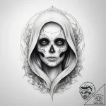 Tattoo sketch ghost – tattoo sketch (№1758535164_0, 22.09.2025 09:59) — tattoovalue.net
