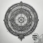 Tattoo sketch discus throw discus, tattoo lin… – tattoo sketch (№1758540573_0, 22.09.2025 11:29) — tattoovalue.net