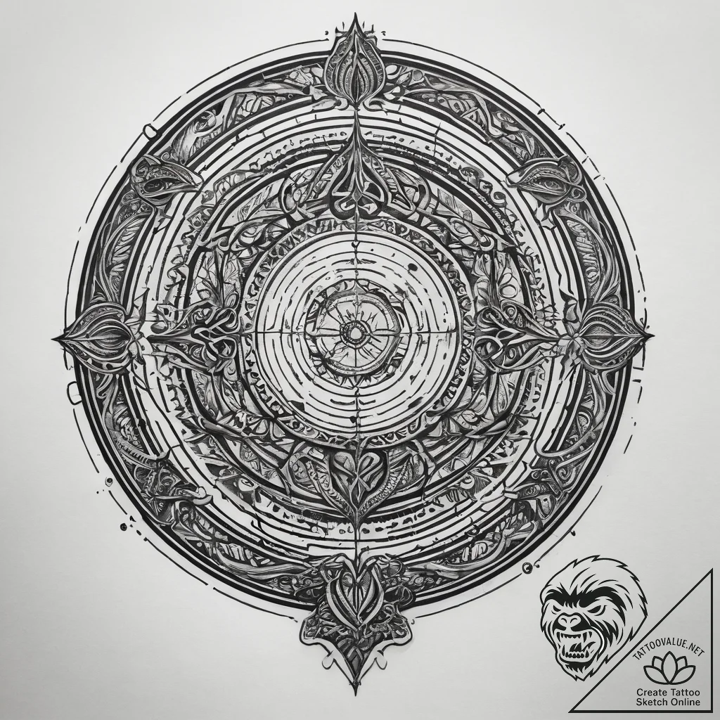 Tattoo sketch discus throw discus, tattoo lin... - tattoo sketch (№1758540573_0, 22.09.2025 11:29) — tattoovalue.net