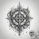 Tattoo sketch mystical water, ink illustratio… – tattoo sketch (№1758541740_0, 22.09.2025 11:49) — tattoovalue.net