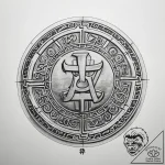 Tattoo sketch hieroglyphic symbol for “wealth… – tattoo sketch (№1758542912_0, 22.09.2025 12:08) — tattoovalue.net
