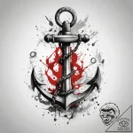 Tattoo sketch anchor, concept art for tattoo,… – tattoo sketch (№1758543692_0, 22.09.2025 12:21) — tattoovalue.net
