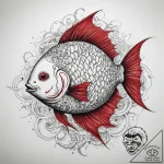 Tattoo sketch moonfish, tattoo sketch design,… – tattoo sketch (№1758544278_0, 22.09.2025 12:31) — tattoovalue.net