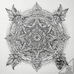 Tattoo sketch cosmic dimension, tattoo flash… – tattoo sketch (№1758545950_0, 22.09.2025 12:59) — tattoovalue.net